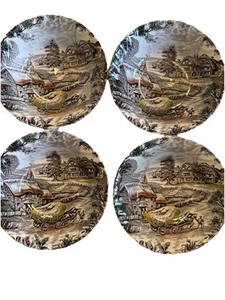 Vintage Yorkshire Staffordshire handgravierte Schalen Suppe Müsli Eisenstein Menge 4 - Bild 1 von 8