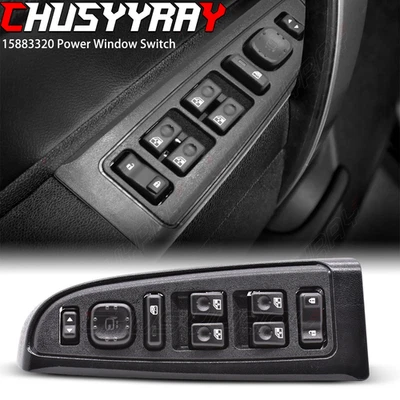 Выключатель стеклоподъемника передний со стороны водителя 1x15883320 для GMC Yukon XL 1500 2003-2006 - Изображение 1 из 4