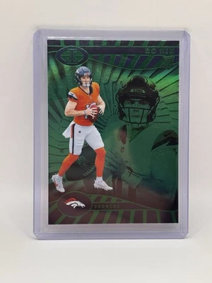 2024 Panini Illusions - Bo Nix #22 Trophy Collection Emerald (RC) - Image 1 of 2
