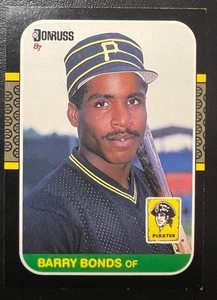 Donruss Baseball 1987 #361 Barry Bonds novato Pittsburgh Pirates casi como nuevo - Imagen 1 de 2