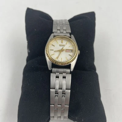 精工女士手表-(7N83-0041)小手腕(5.25-6 英寸)上好带电池! — 第 1/4 张图片