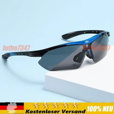 Fahrradbrille Sonnenbrille Sportbrille polarisiert UV400 Radbrille - Bild 1 von 2