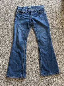 Aeropostale Y2K Low Rise Hailey Skinny Flare Jeans Größe 5/6 Short - Bild 1 von 5