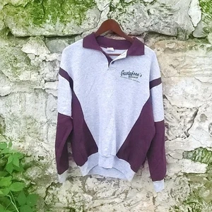 Sudadera Pullover Vintage Kenora Ontario Canadá Ocio Colorblock / M - Imagen 1 de 10