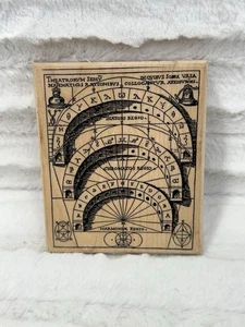 Sello de goma bloque asientos teatro diseño posmoderno BR2-110-F nuevo! - Imagen 1 de 3