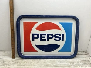Vintage Metall Pepsi Tablett Männerhöhle Hausbar Requisite Retro 16”x 12” Zoll kostenloser Versand - Bild 1 von 5