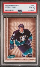 2005-06 Parkhurst #602 Corey Perry - PSA 10 GEM MINT - RC ROOKIE Pop 10