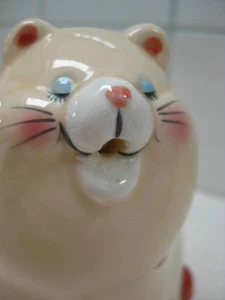 CAT breakfast set BRUKA pottery sweden stockholm milk sugar egg cup collector - Picture 1 of 12