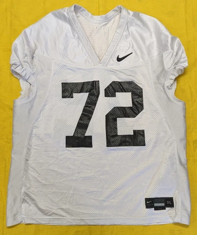 Oregon State Beavers OSU NIKE Football 2019 Team Practice Jersey 3XL #72 White Cover