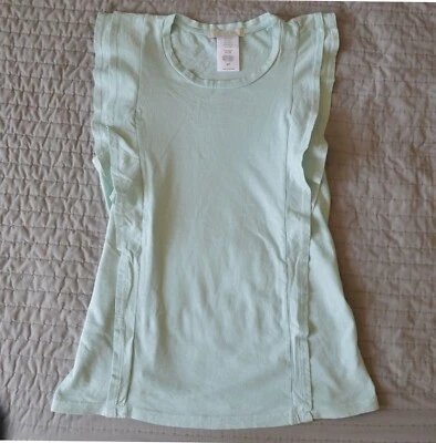 Anthropologie Eri + Ali бледно-зеленый топ S - Изображение 1 из 2