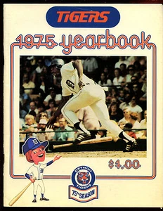 1975 Detroit Tigers MLB Baseball Yearbook EX+ - Picture 1 of 1