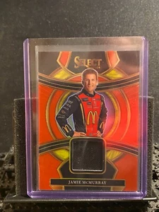 Jamie McMurray 2024 Select Selective Swatches Firesuit Red Prizm #21/49 - Picture 1 of 2