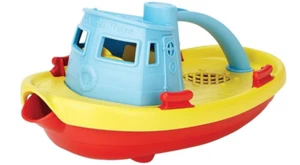 Schwimmboot Spielzeug Schlepper Babys sicher Kinder Spielspielzeug Rumpf Befüllung Ausgießer Pool Spaß - Bild 1 von 8
