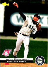 1994 Classic #CB1 Alex Rodriguez PROMO Appleton Foxes Minor League Baseball Card