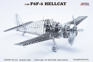 1/48 US NAVY WWII Carrier Fighter F6F-5 Hellcat PE Model Ver 2.0 JasModel 202006 - Picture 1 of 11