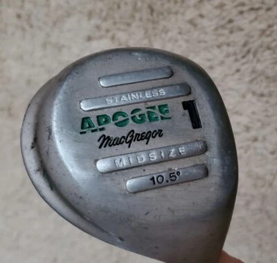Club de golf Apogee Macgregor tamaño mediano 1 madera 10,5 grados acero inoxidable diestro Foto 1 de 2