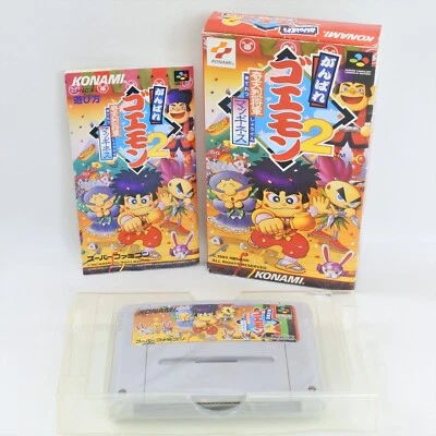 GANBARE GOEMON 2 Kiteretsu Super Famicom Nintendo 1973 sf - Image 1 of 4