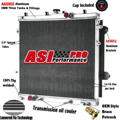 3-Rows Radiator For 2010-22 2012 Toyota 4Runner Limited SR5 TRD Venture 4.0L V6 - Image 1 of 4