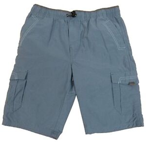 Univibe Boys Bungee Waist Cargo Shorts Dust Blue Size X-Large
