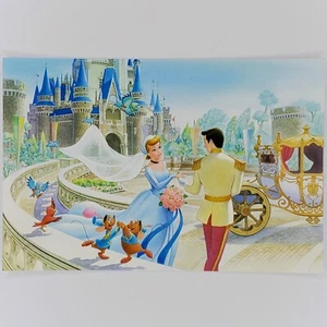 Tokyo Disney Resort Postkarte Aschenputtel Schloss Disneyland Prinzessin Gus Jaq 4x6 - Bild 1 von 2