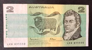 $2 Note Australian Decimal Paper $2 Note x 1. Circulated Condition. Ungraded. - Picture 1 of 5