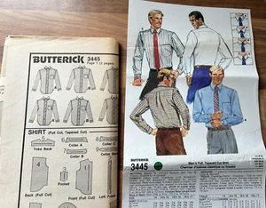 McCalls 9351 Men's Shirts tuxedo Sewing Pattern NO ENVELOPE size 40inch chest - Picture 1 of 2