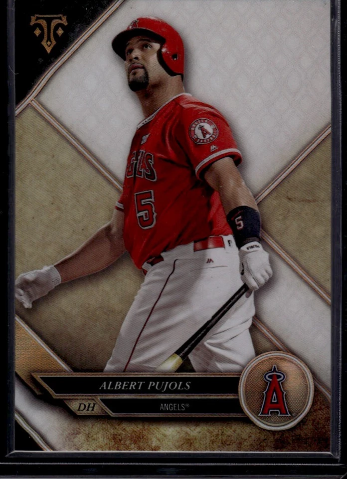2017 Topps Triple Threads #39 Albert Pujols - Image 1 of 2