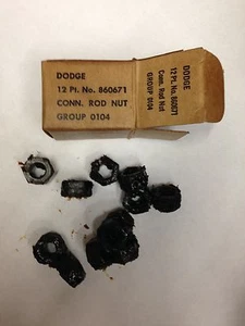 For Dodge WC, M37 NOS Engine Rod Nut Set,G-505, G-502, G-741 - Foto 1 di 3