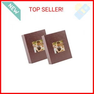Artmag Fotoalbum 4x6 50 Taschen 2 Packungen, Ledereinband Mini Fotobuch, Can sa - Bild 1 von 2