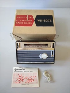 Hitachi WH-837E 3 band 8 transistor radio model - Picture 1 of 10
