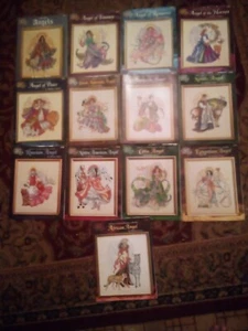 American School of Needlework Lot Of 11 Cross Stitch Angels Heavenly Designs - Picture 1 of 14