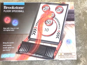 Brookstone Floor Speedball  Light Up Edition with 3 Blue/Red lighted balls NEW - Picture 1 of 2