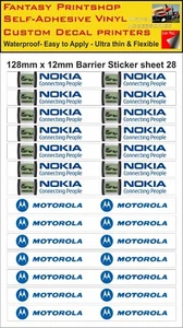 Scalextric Slot Car 1/32 Building Barrier Trackside Stickers Decals sheet 28 - Picture 1 of 3