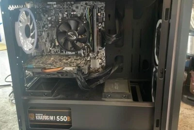 Combo de monitor de escritorio - Computadora para juegos Sky Tech (Windows 10), monitor Asus HD Foto 1 de 4