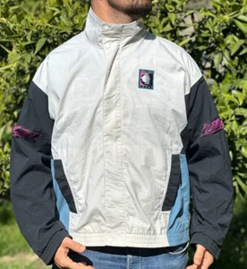 Archive Vintage 90's Nike Challenge Court Windbreaker Jacket Size L Large Swoosh - Picture 1 of 17