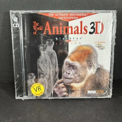 The World Of Animals 3D Multimedia Encyclopedia Glasklar 2 CD ROMS 2000 Edition - Image 1 of 3