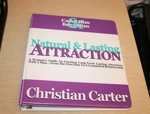 Catch Him Keep Him NATURAL & LASTING ATTRACTION Christian Carter CD Binder 2006 - Picture 1 of 10
