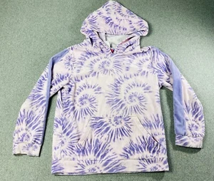 Saint Eve Kids tie-dyed lightweight hooded sweatshirt GIRLS size S (7-8) - Picture 1 of 3
