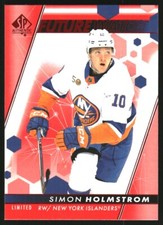 2022-23 SP Authentic Limited Red #192 Simon Holmstrom FW