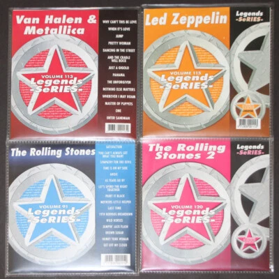 THE ROLLING STONES,LED ZEPPELIN,VAN HALEN LEGEND KARAOKE 4 CDG-91+120+113+115 - Image 1 of 4