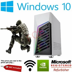 Gaming PC Ultra Fast i3 i5 i7 16GB RAM 512GB SSD 2TB GTX 1660 RTX 2060 Windows10 - Picture 1 of 6
