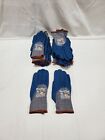 Pip 34-9025/L Foam Nitrile Coated Gloves 3/4 Dip Coverage Blue/Gray L 10Pk