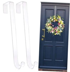 15” Wreath Hangers for Front Door,2 Pack Over the Door Hooks 15 Inch- 2 Pack - Picture 1 of 7
