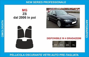 pellicole oscuranti vetri mg zs  dal 2001-2006 kit posteriore - Imagen 1 de 1