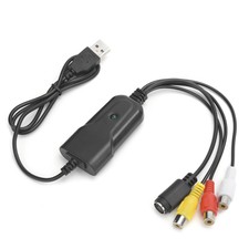 USB 2.0 Audio Video Converter Capture Card Adapter VHS DVD VCR S-Video CVBS SS