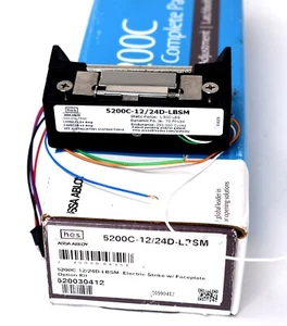 HES 5200C-12/24D-LBSM Complete Pac Electric Strike Kit with Faceplate - Picture 1 of 5
