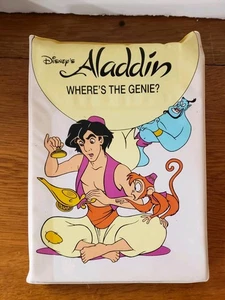 Vintage Vinyl Children's Disney's Aladdin "Where's the Genie?" Book - Picture 1 of 3