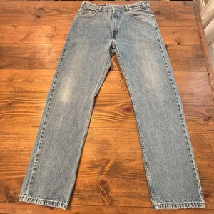 Vintage Levis 505 Jeans Herren 36x32 Blau Gerades Bein Denim Medium Wash Hergestellt in den USA - Bild 1 von 8
