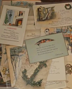 Konvolut 34 antike Weihnachtspostkarten - Bild 1 von 8