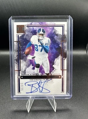 2024 Panini Impeccable Football Reggie Wayne On Card Auto /25 - Image 1 of 2